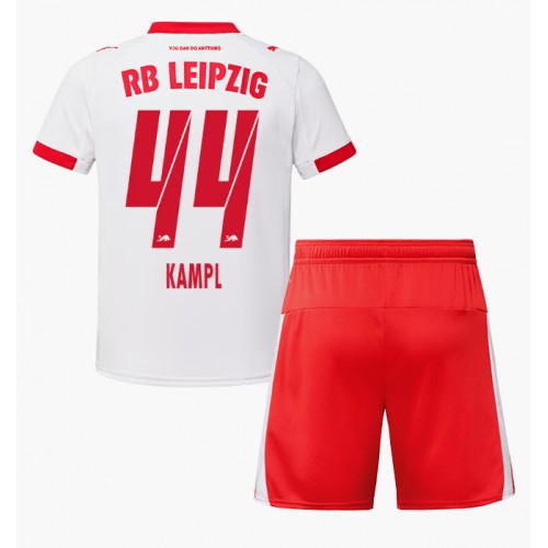 Stroje piłkarskie RB Leipzig Kevin Kampl #44 Koszulka Podstawowej dla dzieci 2025-26 Krótki Rękaw (+ szorty)